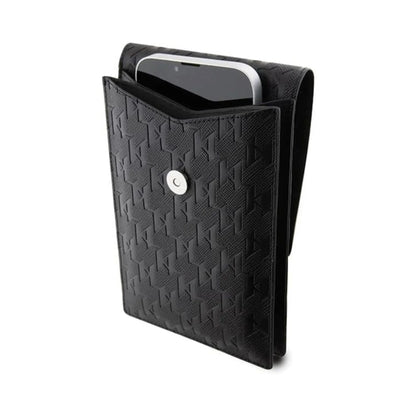 Karl Lagerfeld Tasche Saffiano Monogram Choupette Wallet Schwarz – Für Smartphone