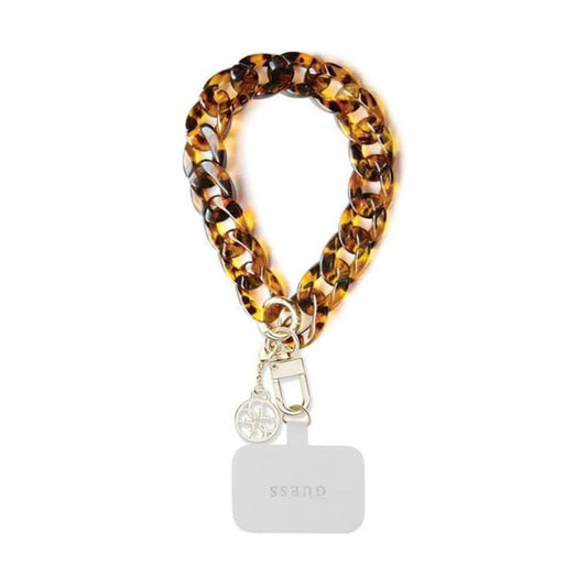 Guess Universal Handy-Lanyard Wrist Chain Braun Gold