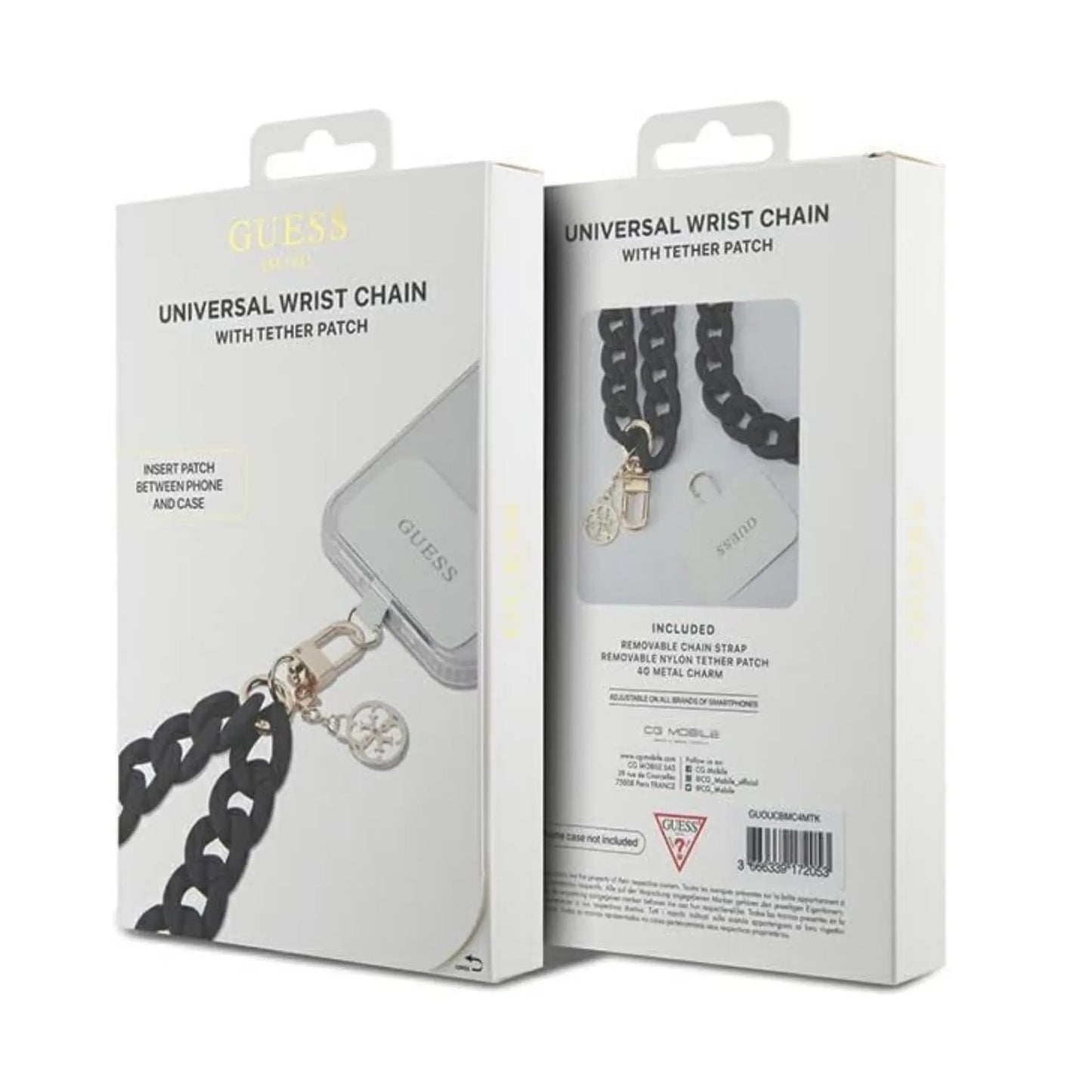 Guess Universal Lanyard, Schwarz – Wrist Chain & Gürtel