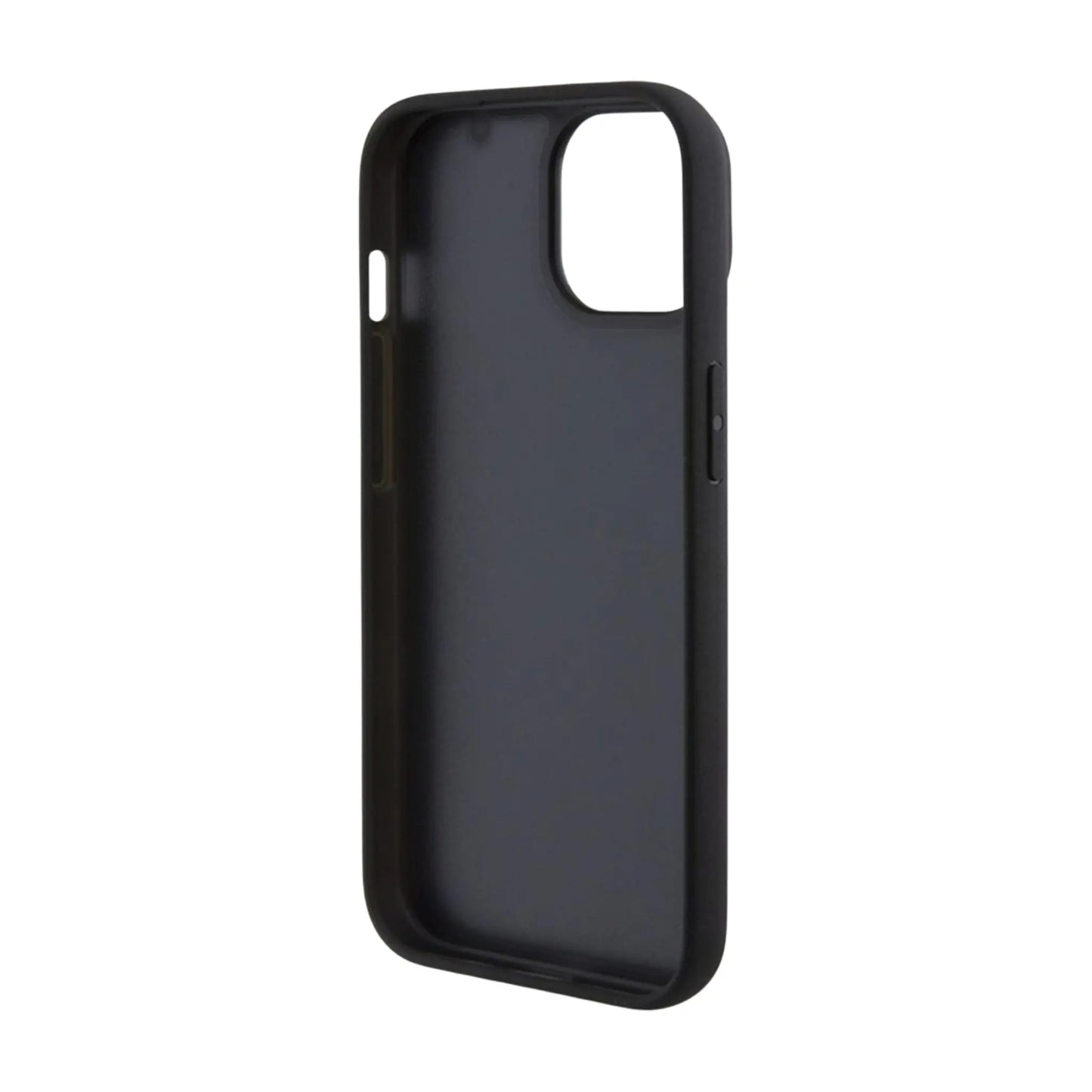 BMW Hülle Leather Hot Stamp Schwarz – iPhone 15