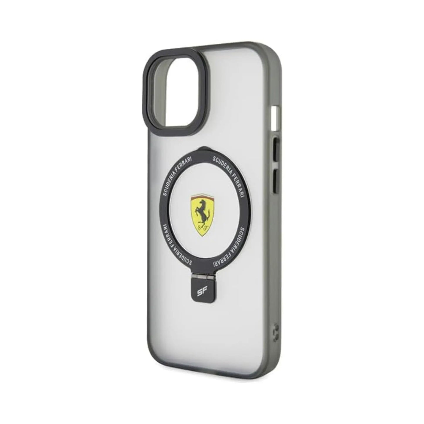 Ferrari Ring Stand 2023 MagSafe Case, Transparent – iPhone 15 Plus / 14 Plus