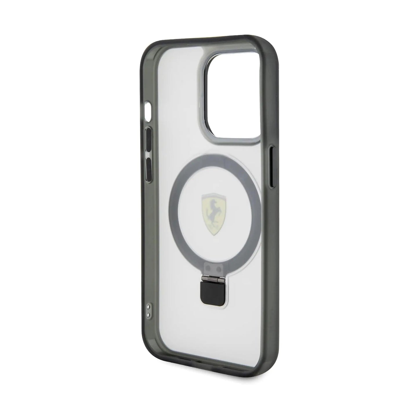 Ferrari Ring Stand 2023 MagSafe Case, Transparent – iPhone 15 Pro