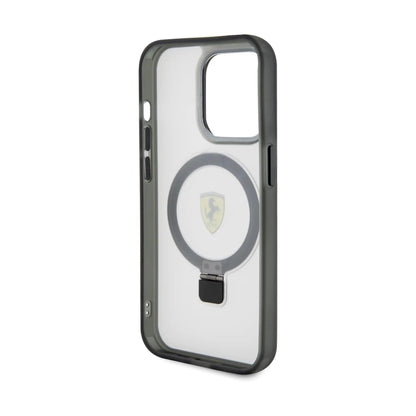 Ferrari Ring Stand 2023 MagSafe Case, Transparent – iPhone 15 Pro