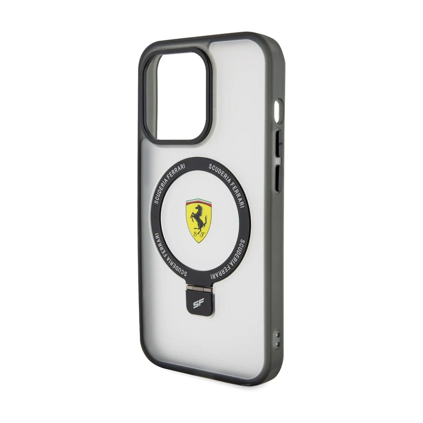 Ferrari Ring Stand 2023 MagSafe Case, Transparent – iPhone 15 Pro Max