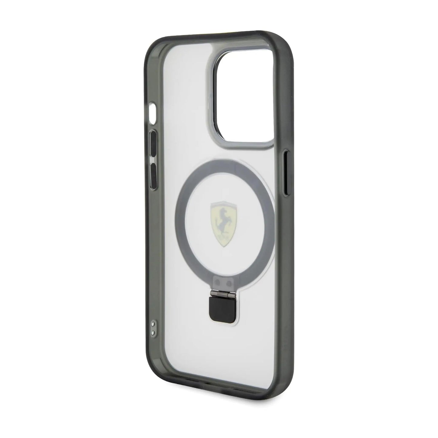 Ferrari Ring Stand 2023 MagSafe Case, Transparent – iPhone 15 Pro Max