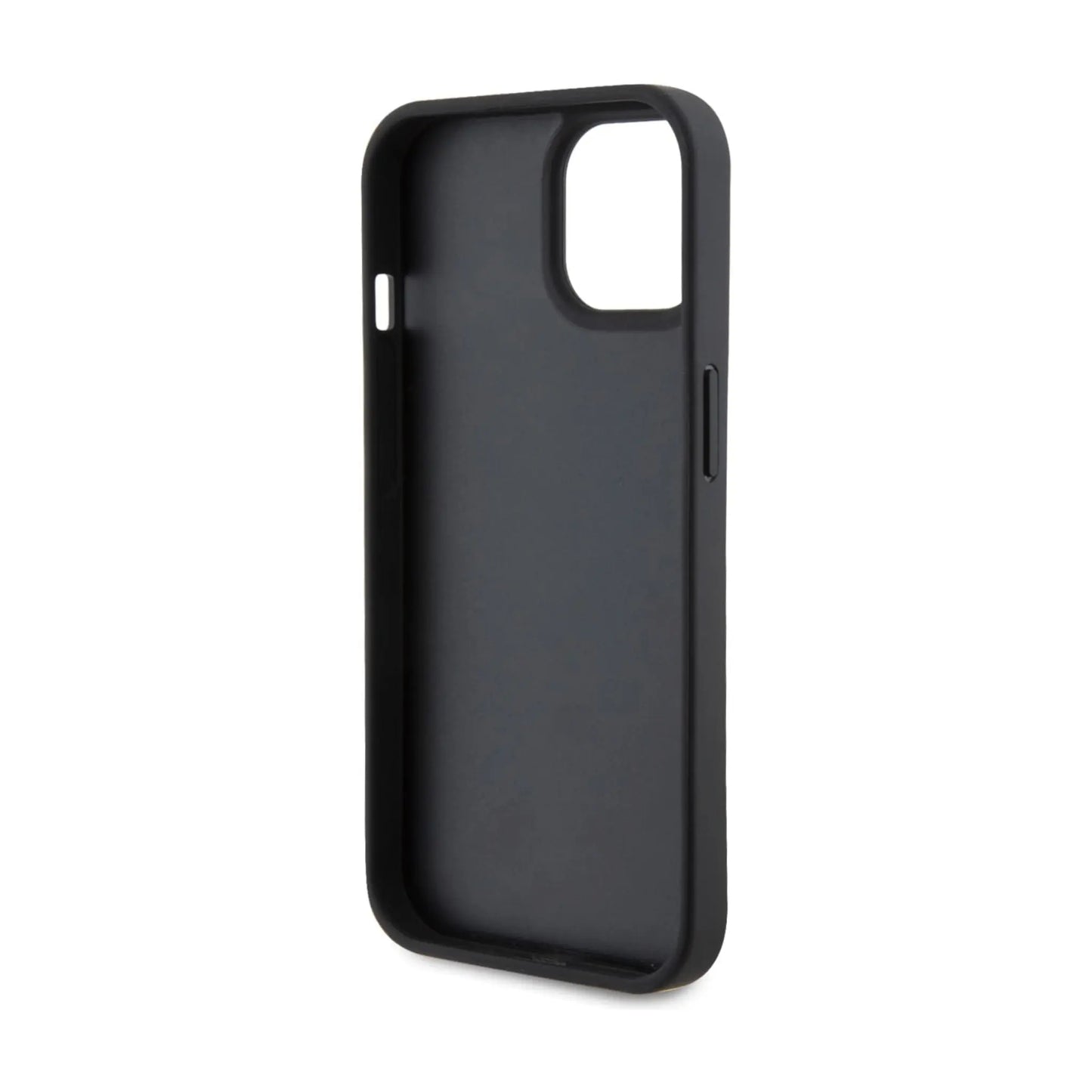 Ferrari Hülle Gestepptes Metalllogo Schwarz – iPhone 15