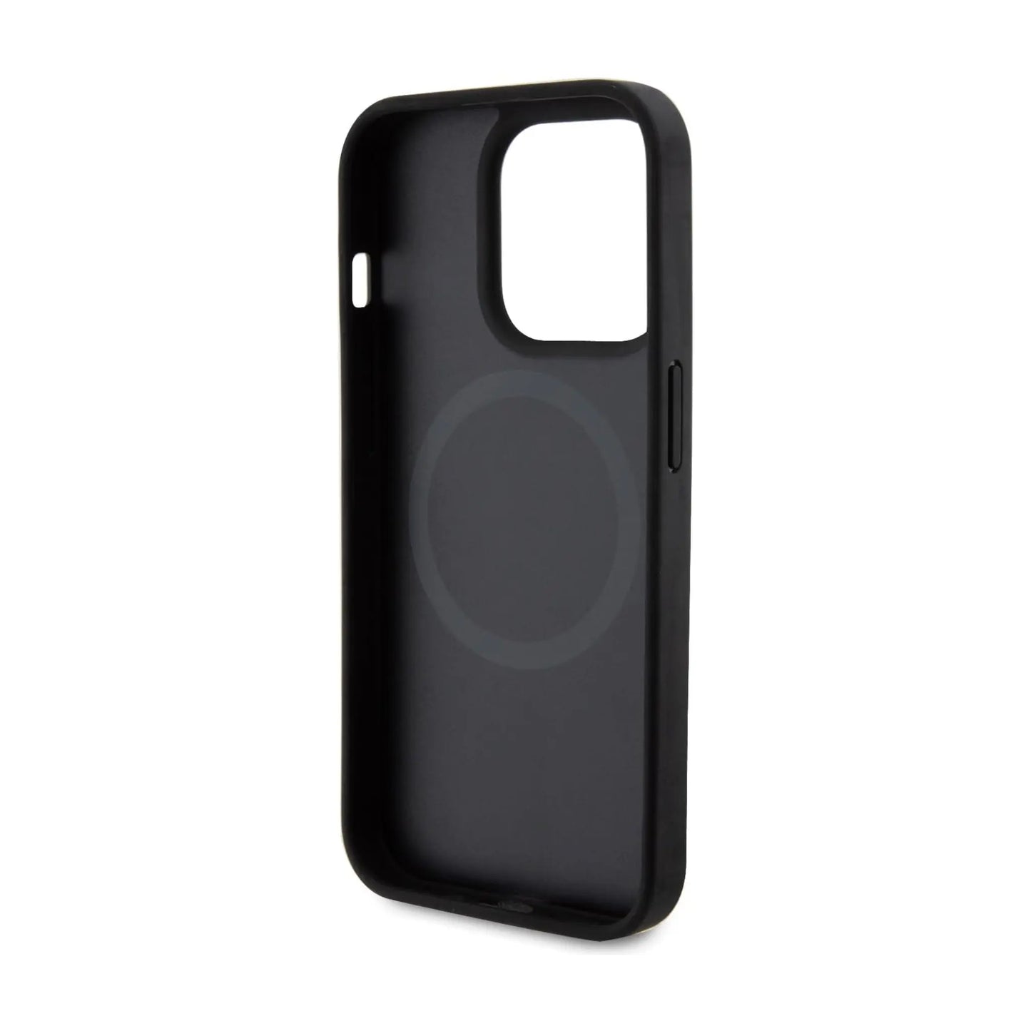 Ferrari Carbon Metal Logo MagSafe Case, Schwarz – iPhone 15 Pro