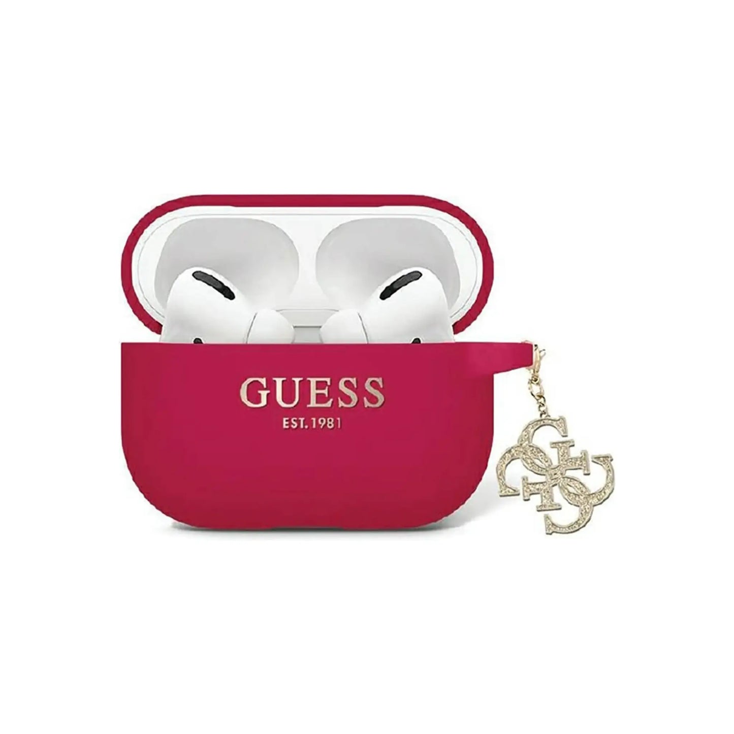 Guess GUAP2LECG4M AirPods Pro 2 Hülle 4G Metal Logo - Rot
