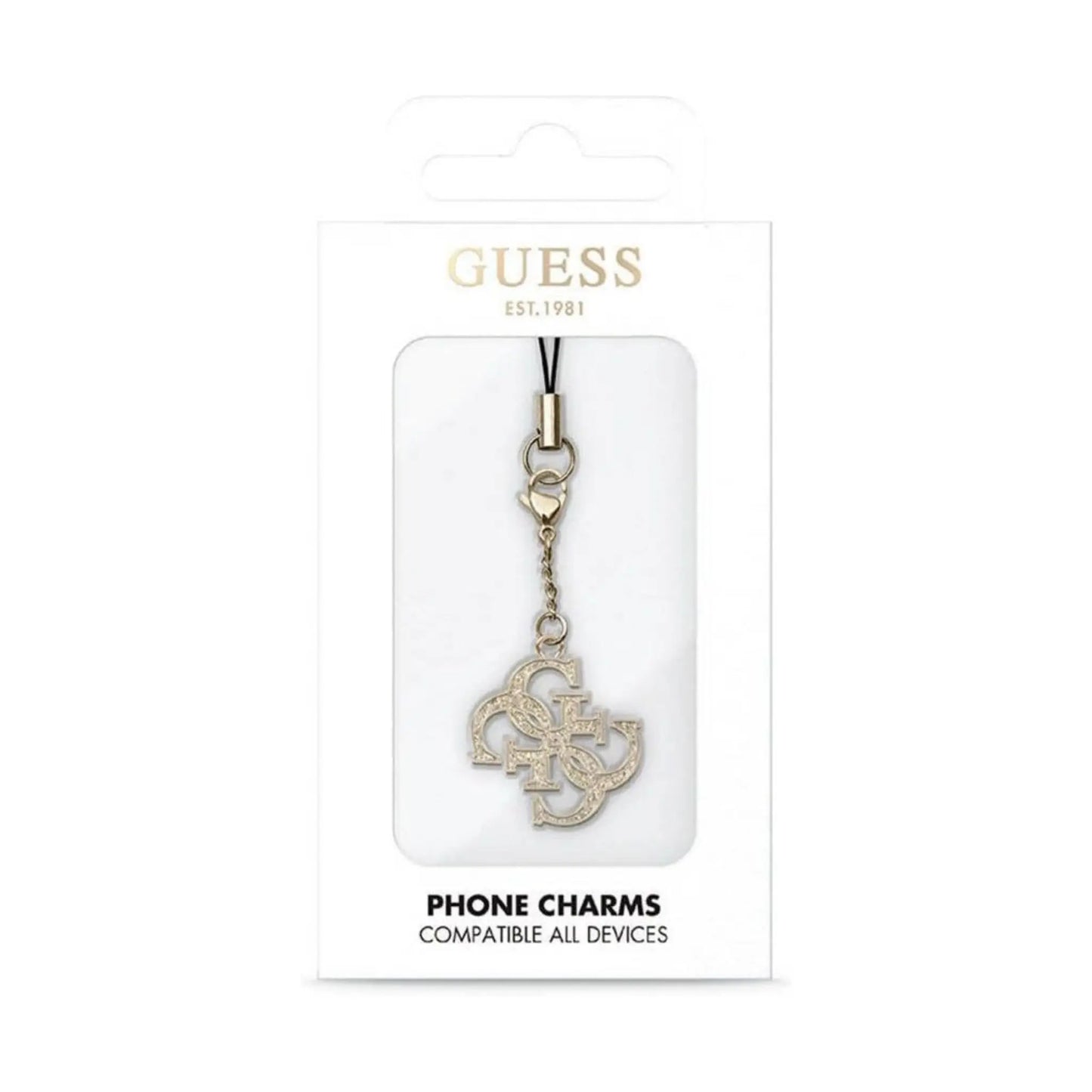 Guess GUCPM4GID Phone Strap 4G Glitter Charm