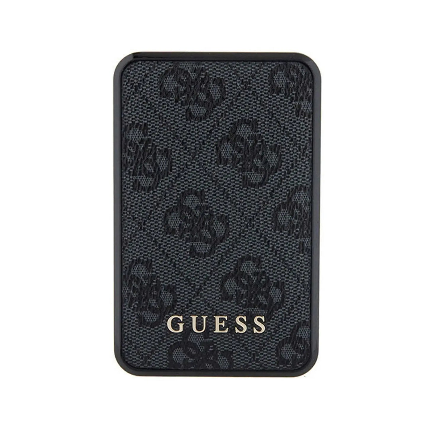Guess Powerbank GUPB10DP4GEGK 10000mAh 18W 4G Leder Metall Logo - Schwarz