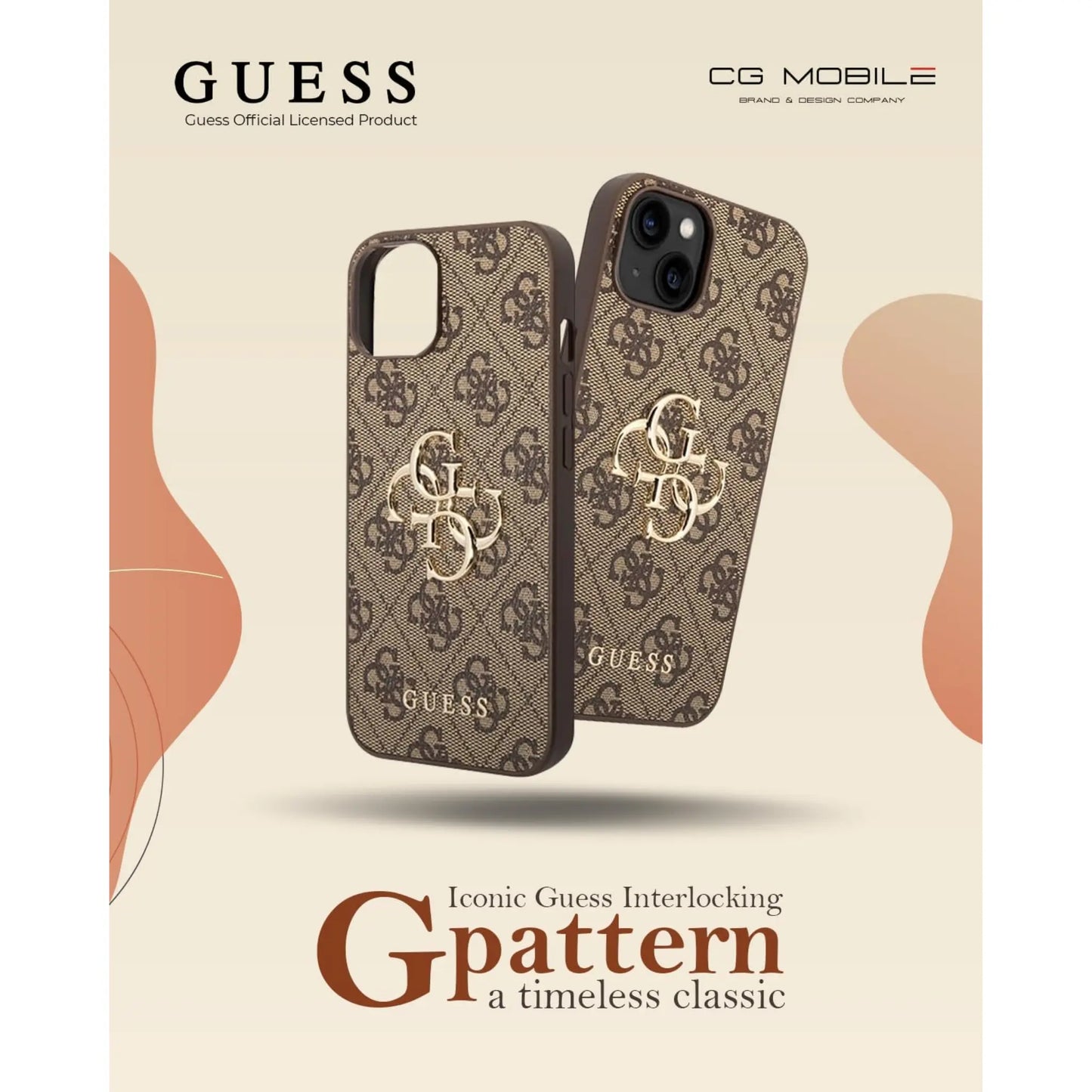 Guess Hülle GUHCP15M4GMGBR Braun - iPhone 15 Plus