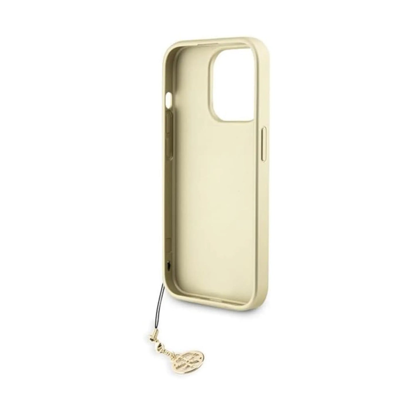 Guess GUHCP15XGF4GBR Hülle 4G Charms Collection Braun - iPhone 15 Pro Max