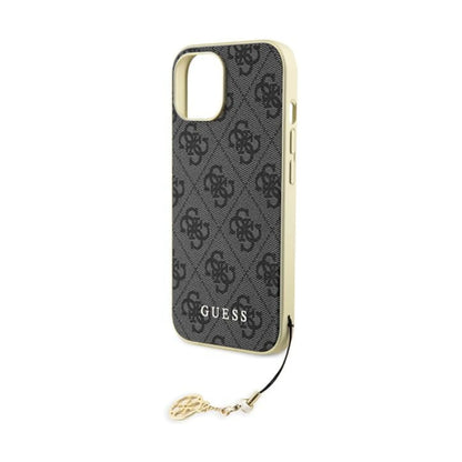 Guess Hülle 4G Charms Collection Grau - iPhone 15