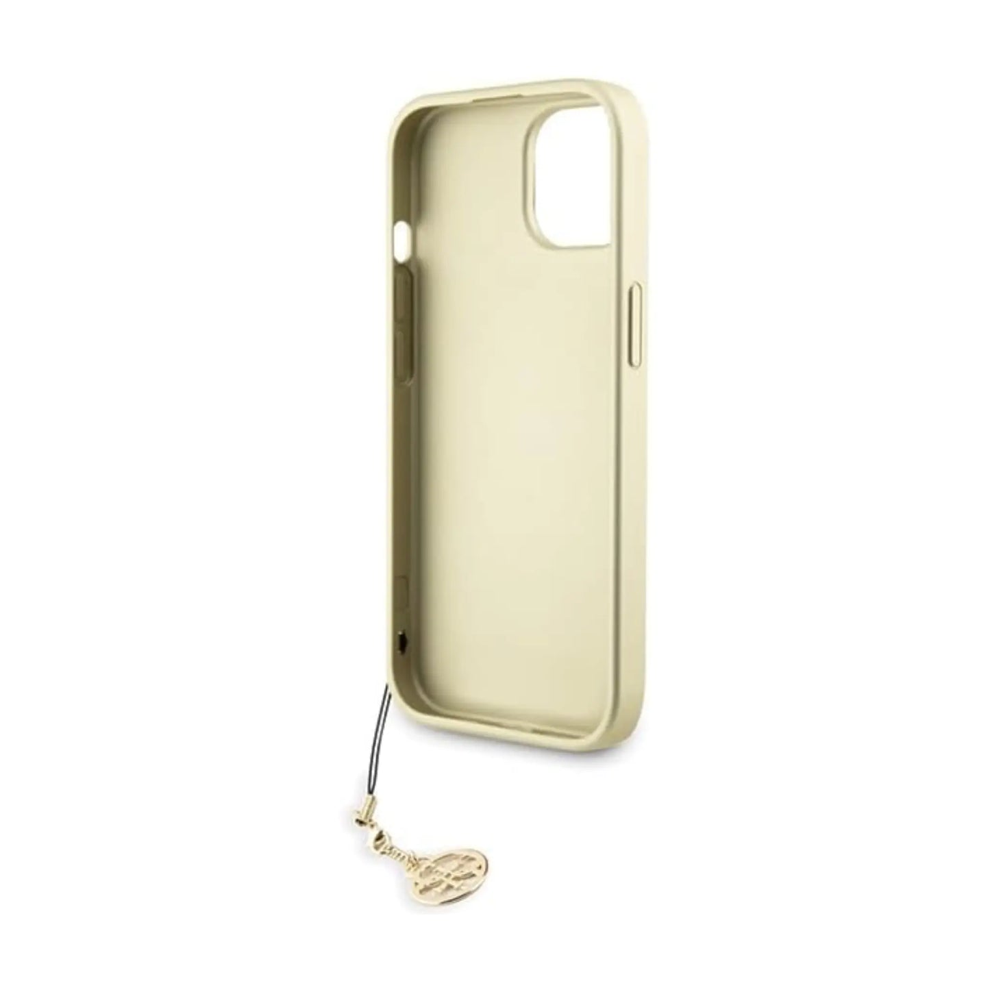 Guess Hülle 4G Charms Collection Grau - iPhone 15