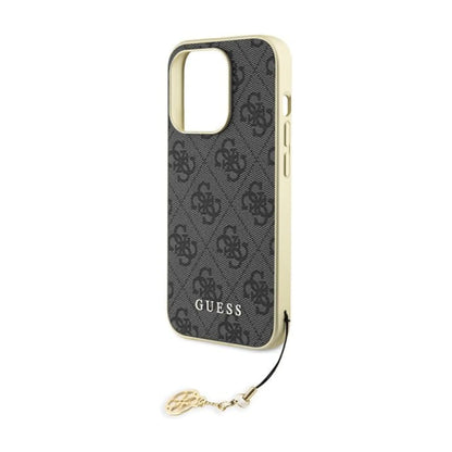 Guess Hülle 4G Charms Collection Grau - iPhone 15 Pro