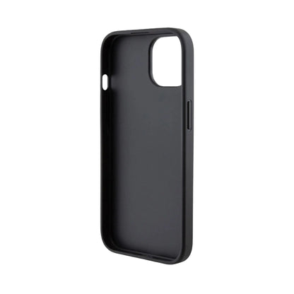 Guess Hülle 4G Metal Gold Logo Grau - iPhone 15