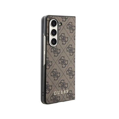 Guess Hülle 4G Charms Collection Braun - Galaxy Z Fold5