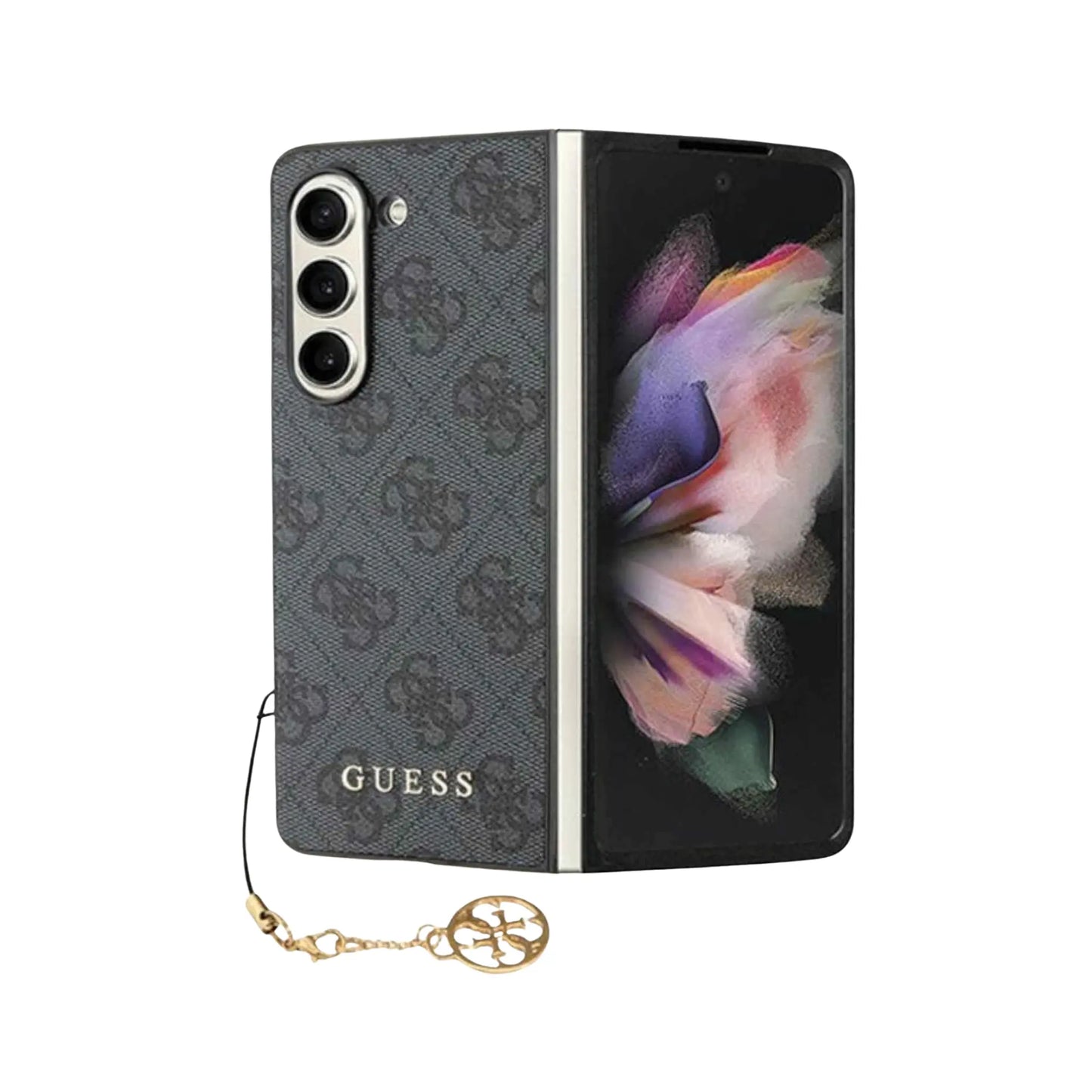Guess Hülle 4G Charms Collection Grau - Galaxy Z Fold5