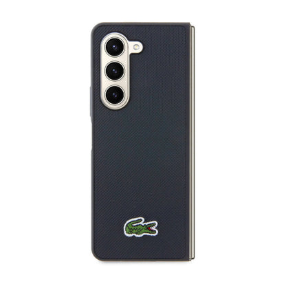 Lacoste Hülle PU-Rückseite Pike-Muster Navy – Galaxy Z Fold 5