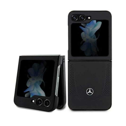 Mercedes Urban Line Leder Etui, Schwarz - Samsung Galaxy Z Flip 5