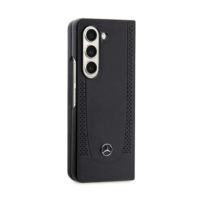 Mercedes Urban Line Leder Hardcase, Schwarz - Samsung Galaxy Z Fold 5