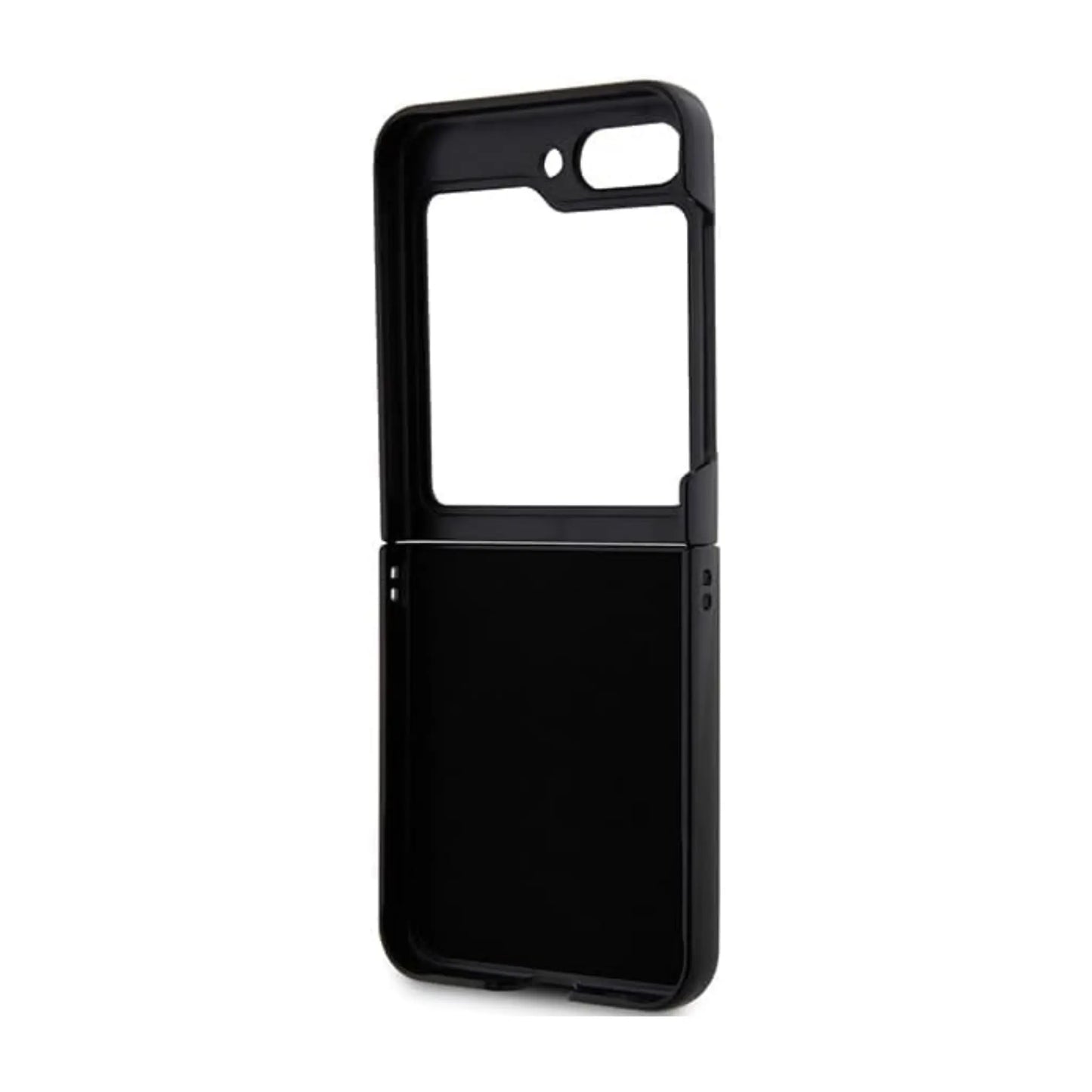 Karl Lagerfeld Hülle Saffiano Monogram Ikonik Schwarz – Galaxy Z Flip5