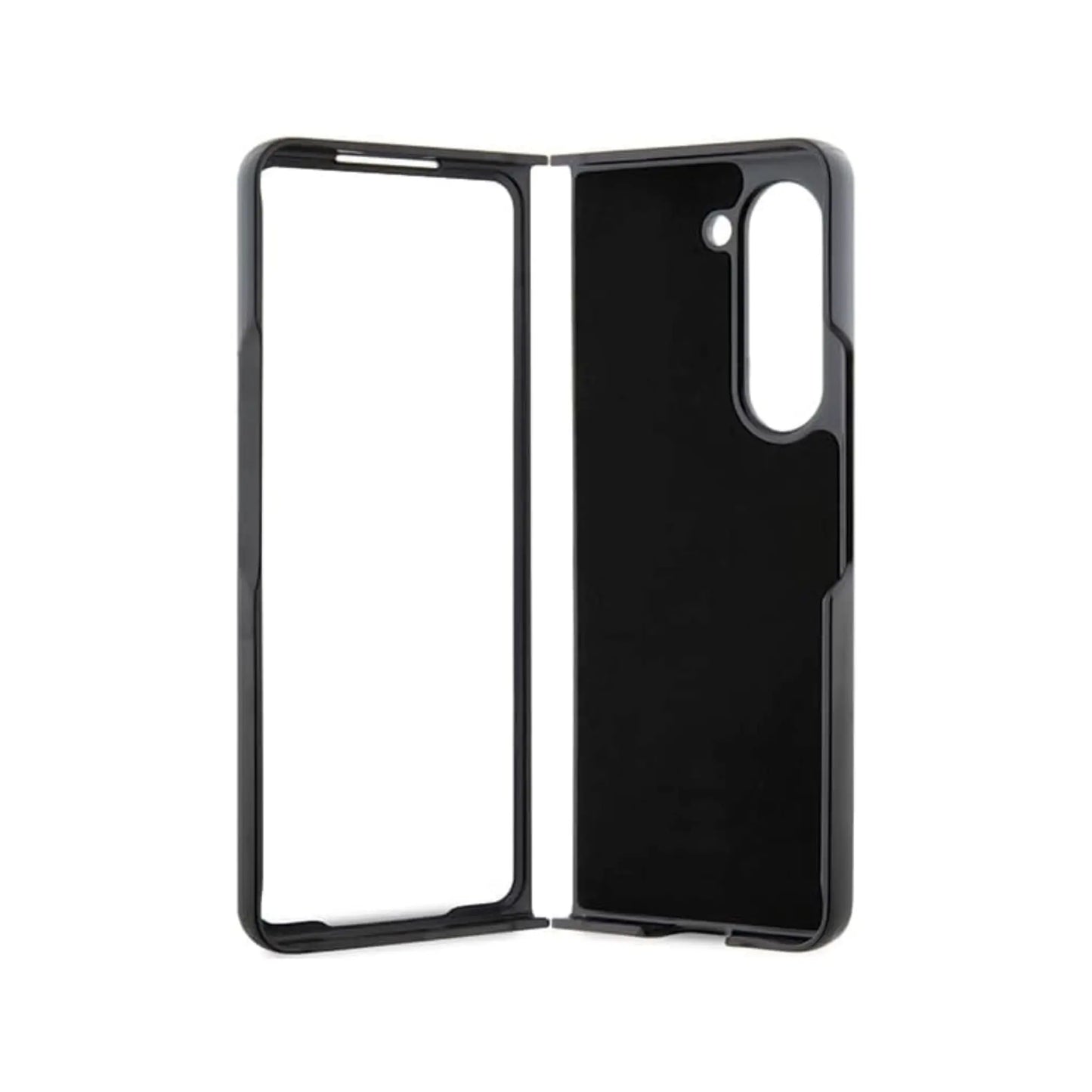 Karl Lagerfeld NFT Saffiano Monogram Ikonik Pin Case, Schwarz - Samsung Galaxy Z Fold 5