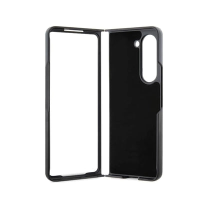Karl Lagerfeld NFT Saffiano Monogram Ikonik Pin Case, Schwarz - Samsung Galaxy Z Fold 5