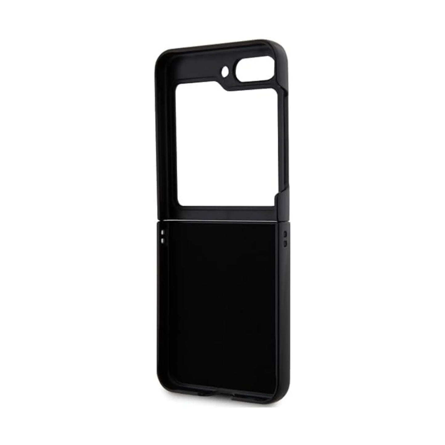 Karl Lagerfeld Saffiano Karl & Choupette NFT Case, Schwarz - Samsung Galaxy Z Flip 5