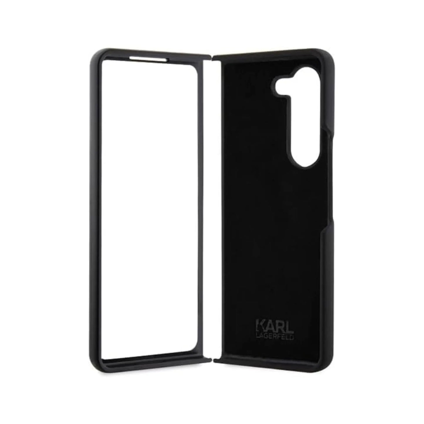 Karl Lagerfeld Silikon Ikonik Case, Schwarz - Samsung Galaxy Z Fold 5