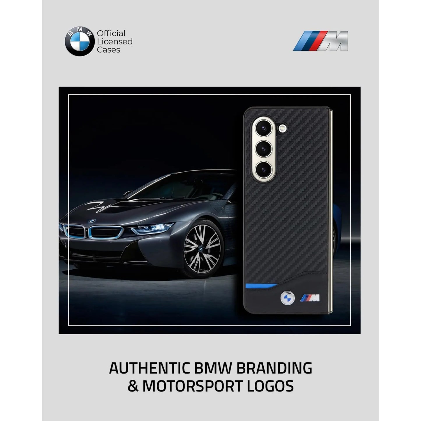 BMW Hülle Schwarz – Galaxy Z Fold5