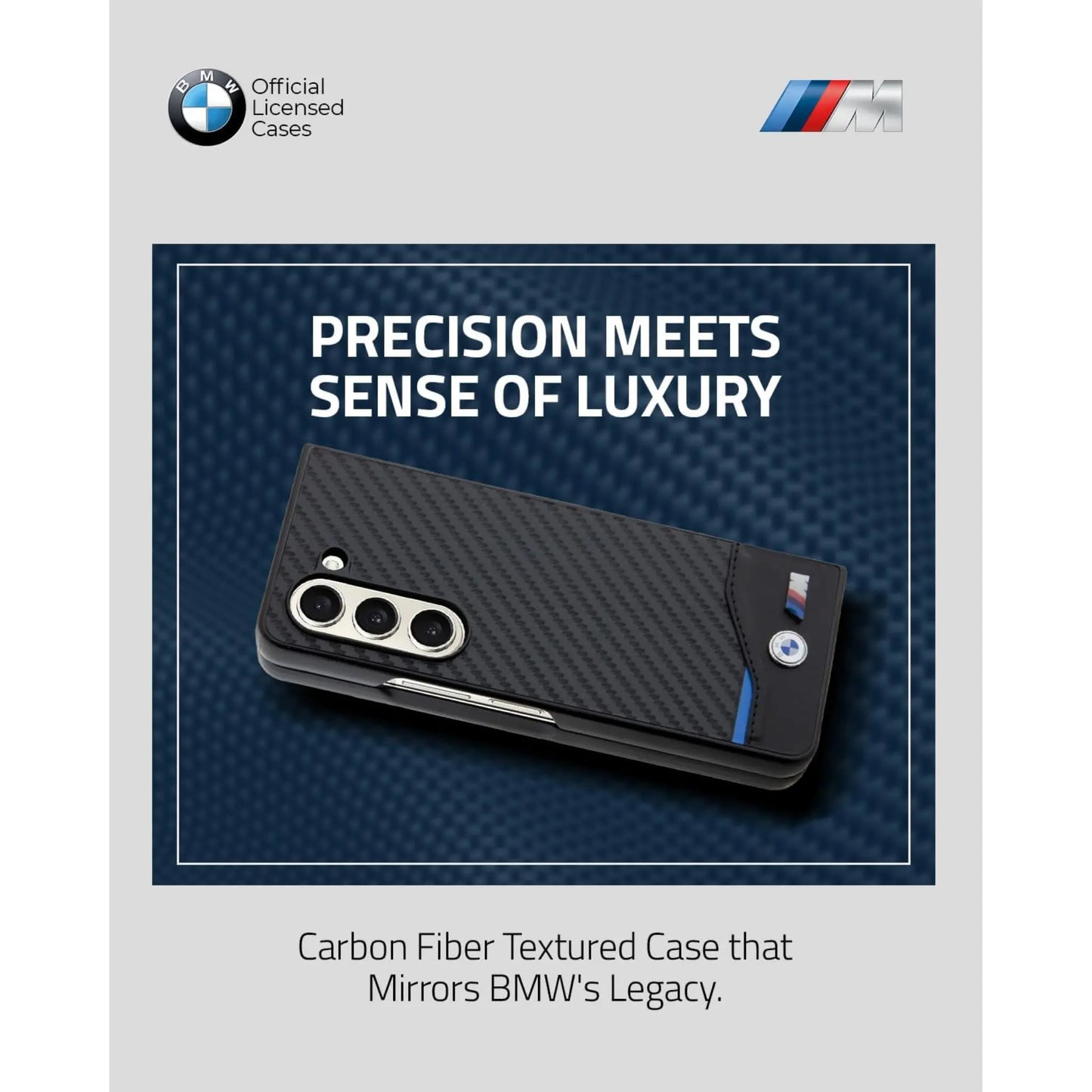 BMW Hülle Schwarz – Galaxy Z Fold5