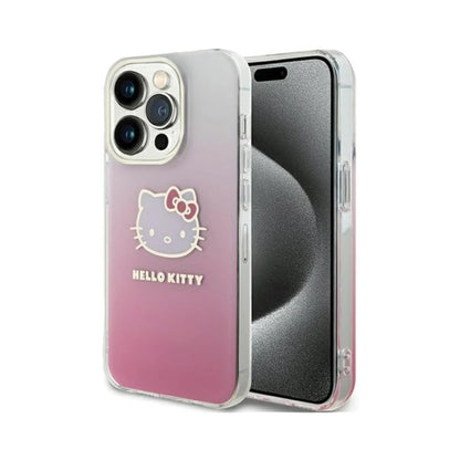 Hello Kitty IML Gradient Electrop Kitty Head Case, Pink – iPhone 15 Pro