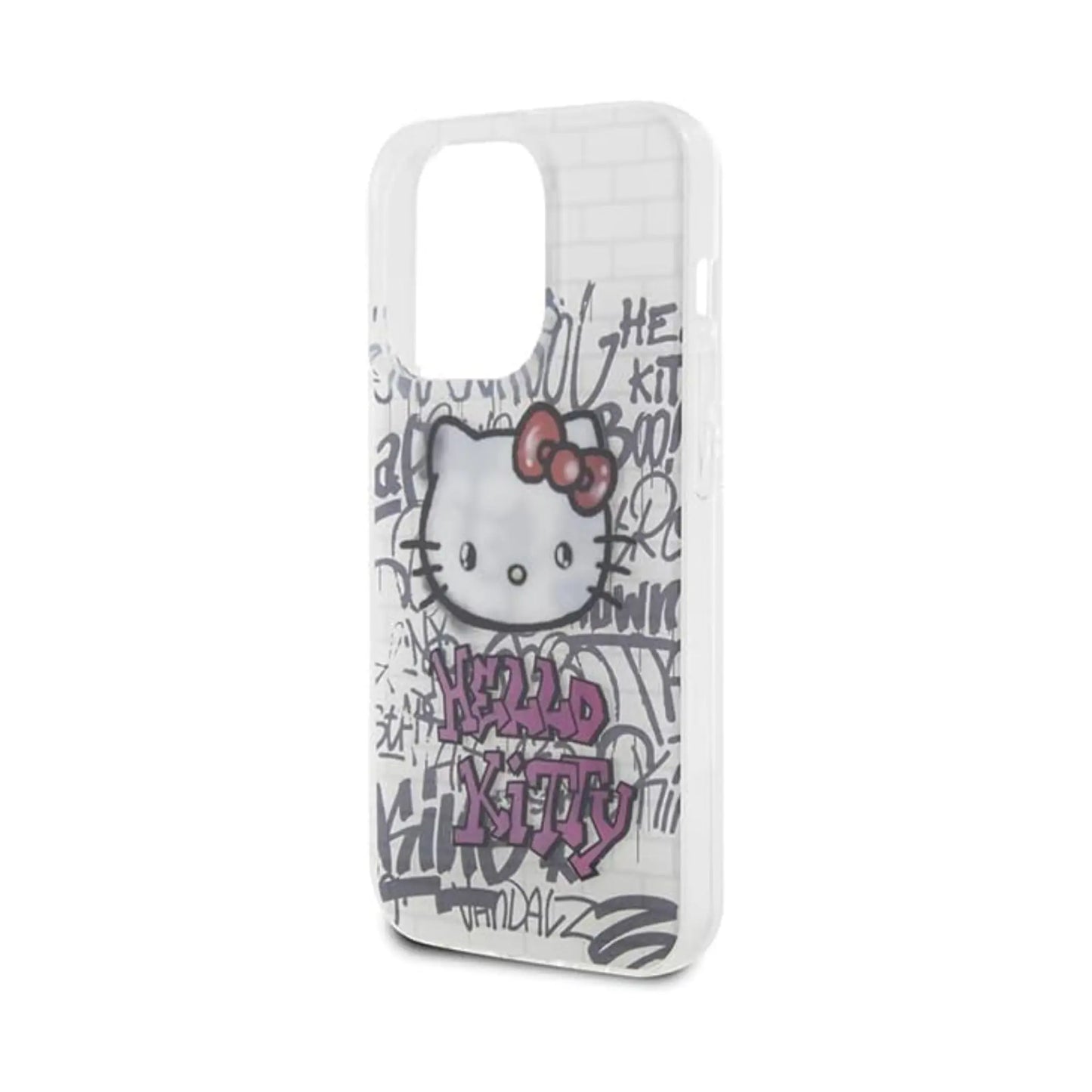 Hello Kitty IML Kitty On Bricks Graffiti Case, Weiß – iPhone 14 Pro Max