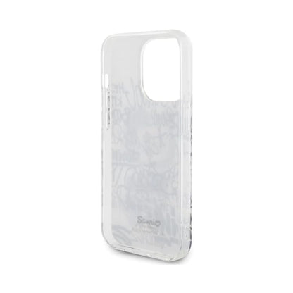 Hello Kitty IML Kitty On Bricks Graffiti Case, Weiß – iPhone 15 Pro Max
