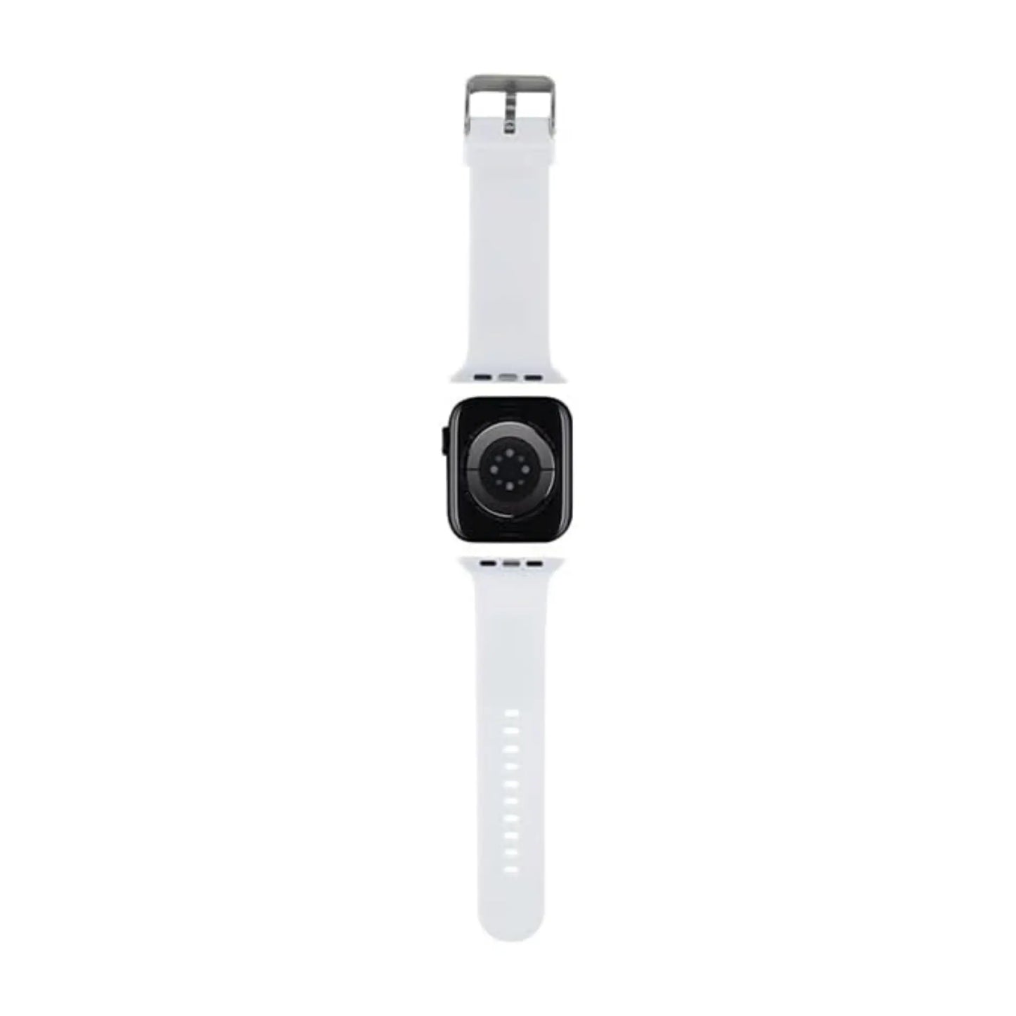Karl Lagerfeld 3D Rubber Karl & Choupette Heads NFT Apple Watch Armband, Weiß - 42/44/45/49 mm