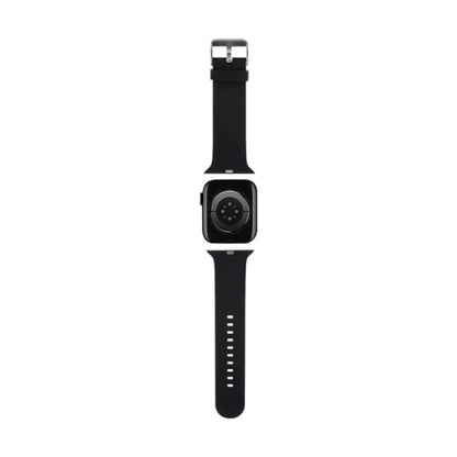 Karl Lagerfeld Apple Watch Armband KLAWMSLCNK, Schwarz - 38/40/41 mm