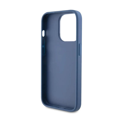 Guess Hülle 4G Big Metal Logo Blau – iPhone 15 Pro