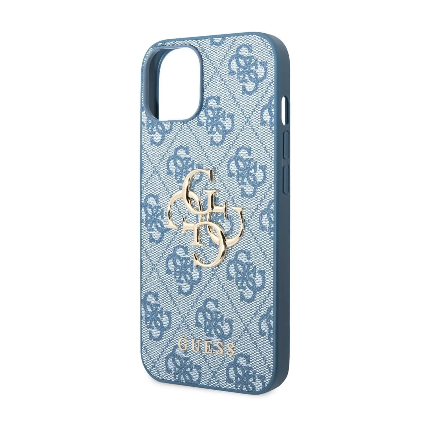 Guess Hülle 4G Big Metal Logo Blau – iPhone 15