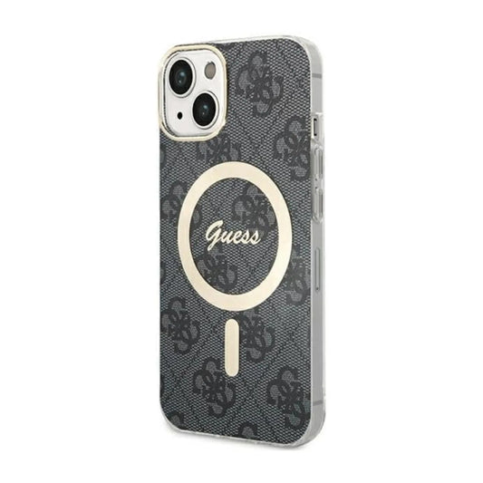 Guess Hülle IML 4G Für Magsafe Schwarz - iPhone 15