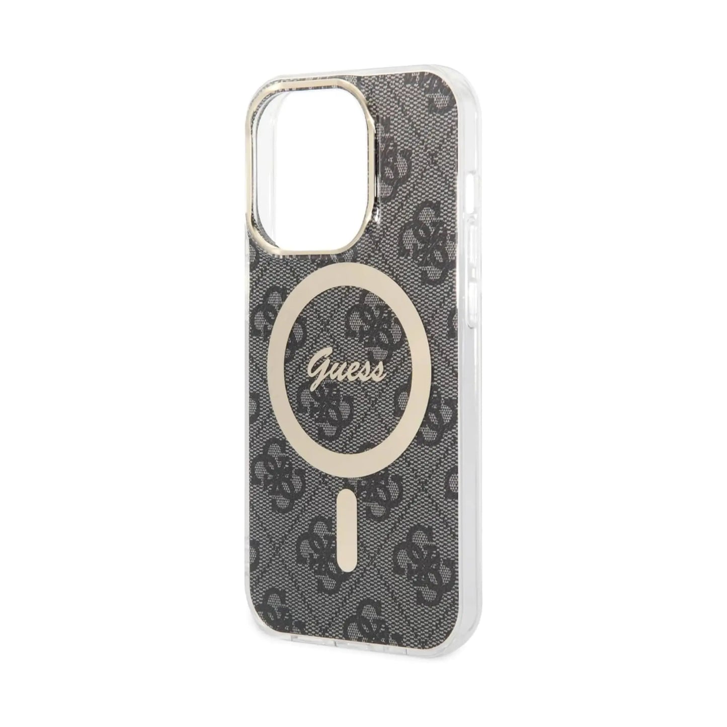 Guess Hülle IML 4G Für Magsafe Schwarz - iPhone 15 Pro Max