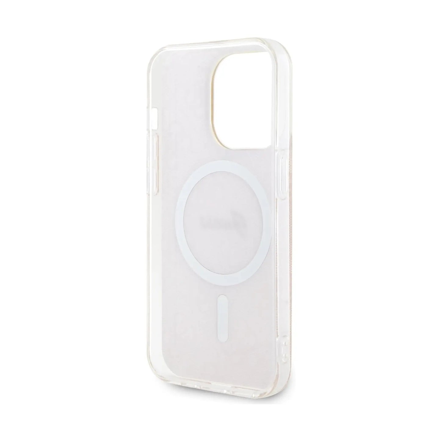 Guess IML 4G Hülle Rosa für Magsafe – iPhone 15 Pro