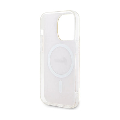 Guess IML 4G Hülle Rosa für Magsafe – iPhone 15 Pro