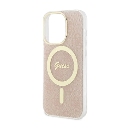 Guess Hülle IML 4G MagSafe Rosa - iPhone 15 Pro Max
