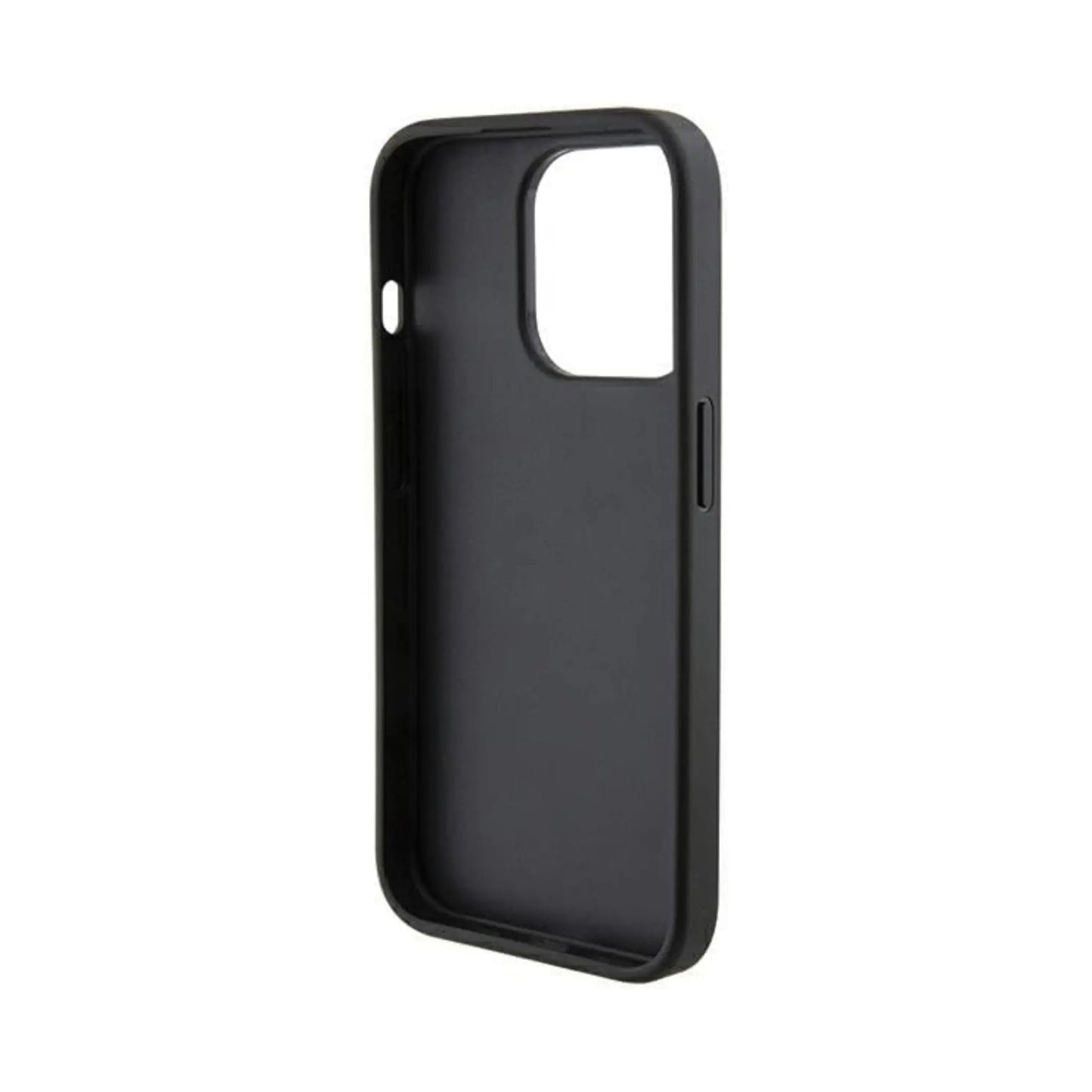Ferrari Grip Stand Metal Logo Case, Schwarz – iPhone 15 Pro Max