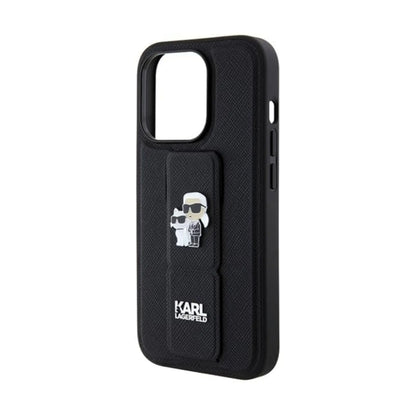 Karl Lagerfeld Gripstand KLHCP13GS, Schwarz - iPhone 13 Pro Max