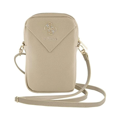 Guess Zip Triangle 4G Phone Bag Crossbody Tasche - Gold