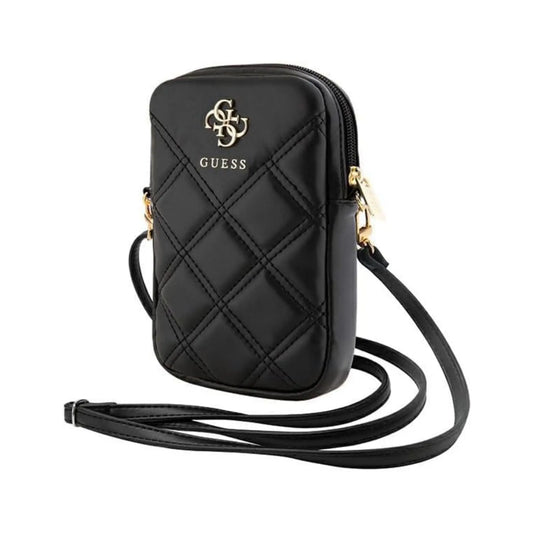 Guess Logo-Sachet Geldbörse, Schwarz – Schulter/Hals