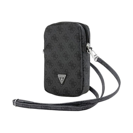 Guess 4G Triangle Wallet Phone Bag Zipper – Schwarz
