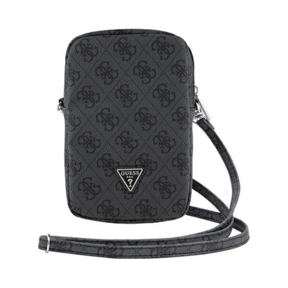 Guess 4G Triangle Wallet Phone Bag Zipper – Schwarz